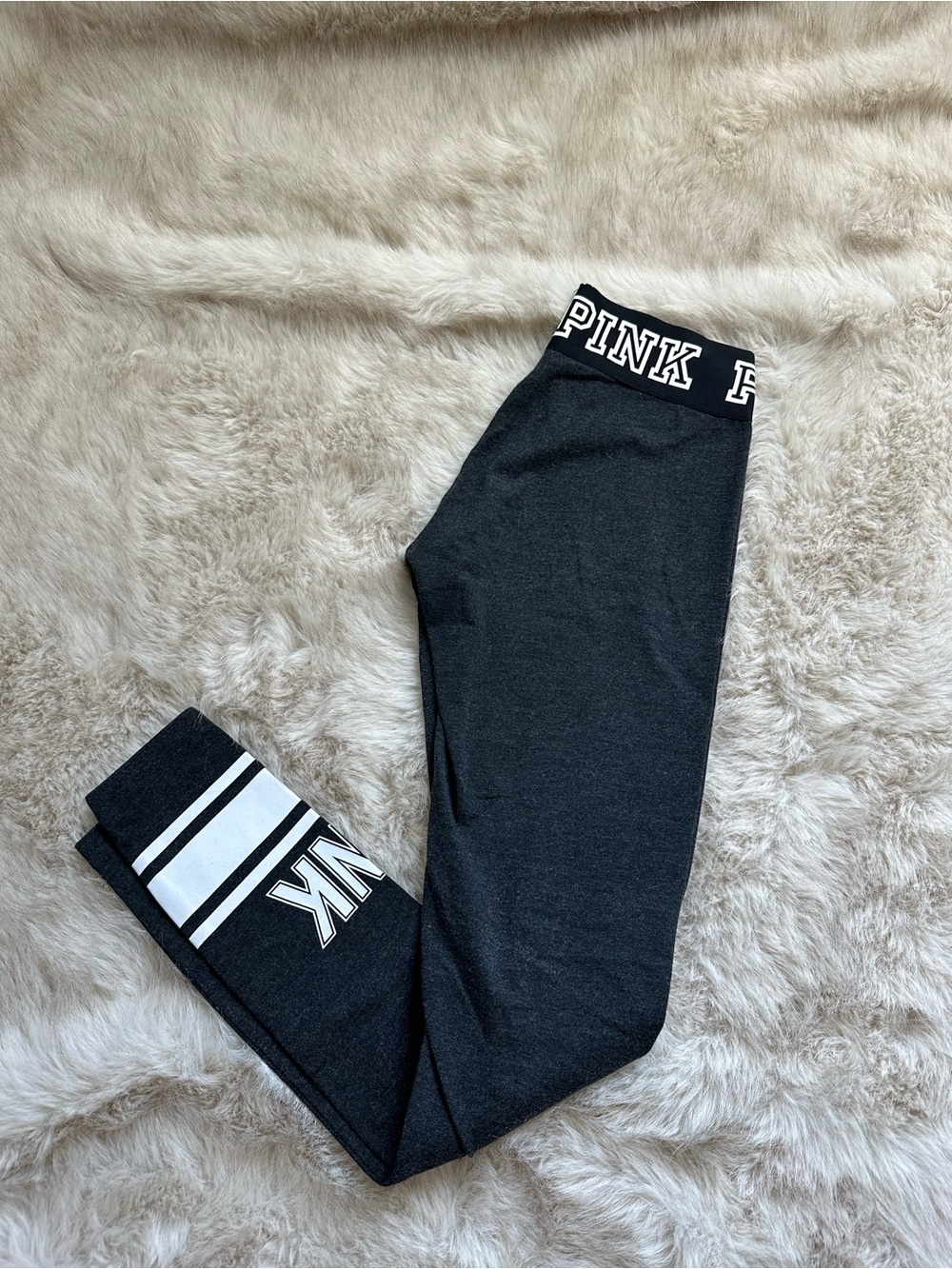 PINK striped leggings